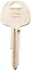 Hy-Ko 11010HY14 Automotive Key Blank, Brass, Nickel, For: Hyundai Vehicle Locks