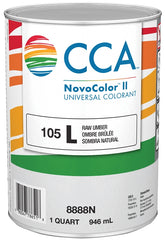 CCA NovoColor II Series 076.008888N.005 Universal Colorant, Raw Umber, Liquid, 1 qt