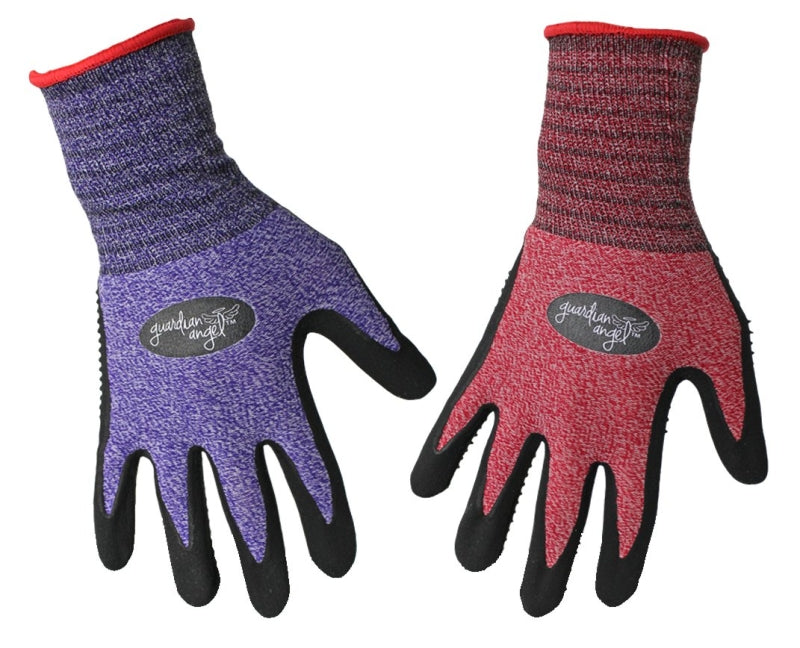 Boss KIT-XS Gloves, XS, Knit Wrist Cuff, Purple/Red