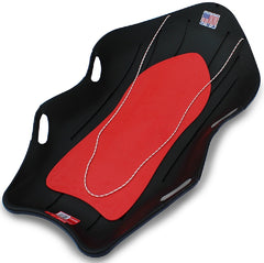 Paricon PT Blaster Series 912 Snow Boat Sled, Foam/Polyethylene, Red/Silver