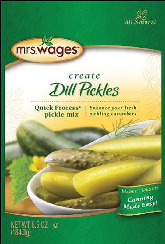 Mrs. Wages W621-J7425 Dill Pickle Mix, 6.5 oz Pouch