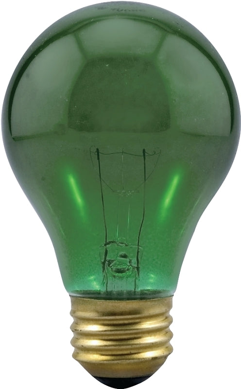 11714 GRN COLOR BULB 25W A19