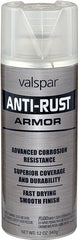 Valspar Armor 044.0021955.076 Rust Preventative Spray Paint, Gloss, Clear, 16 oz, Can