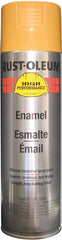 Rust-Oleum V2147838 Rust Preventative Spray Paint, Gloss, Industrial Yellow, 15 oz, Can