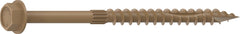 Camo 0364209 Structural Screw, 1/4 in Thread, 4 in L, Hex Head, Hex Drive, Sharp Point, PROTECH Ultra 4 Coated, 250