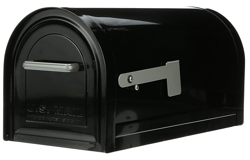 Gibraltar Mailboxes MB981B01 Mailbox, 1450 cu-in Capacity, Steel, Galvanized, 10.8 in W, 22.3 in D, 11 in H, Black