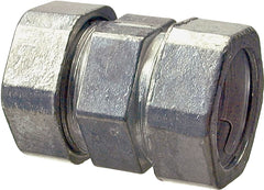 Halex 20221 Coupling, 1/2 in Compression, Zinc