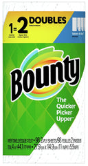 Bounty 66539 Double Roll Paper Towel, 2-Ply, White, 1 PK