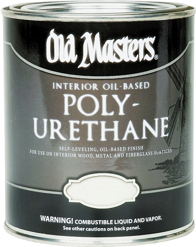 Old Masters 49616 Polyurethane, Satin, Liquid, Clear, 0.5 pt, Can