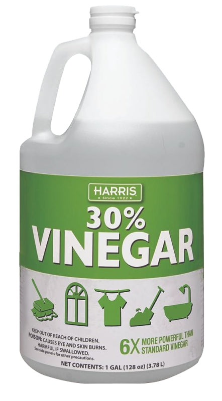 Harris VINE30-128 Cleaning Vinegar, 1 gal, Liquid, Vinegar, Pungent, Clear