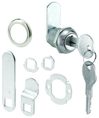 Defender Security U 9941KA Lock, Cam, Keyed Lock, Y11 Yale Keyway, Stainless Steel, Chrome