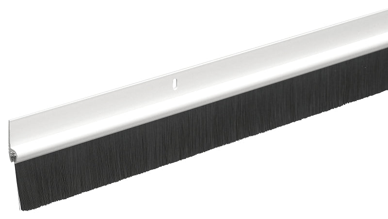 Frost King C35PH Door Sweep, 36 in L, 1-3/4 in W, Plastic Flange