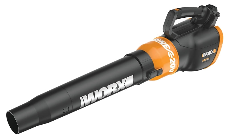 WORX WG546 Leaf Blower, 20 V Battery, 2-Speed, 225/340 cfm Air