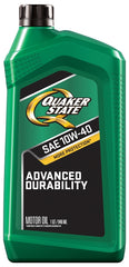 Quaker State Advanced Durability 550034964/5500240 Motor Oil, 10W-40, 1 qt Bottle