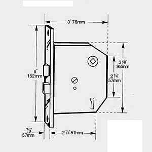 214-04-51 LOCK MORTISE