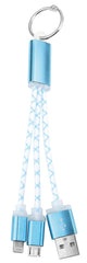 Hy-Ko KC636 Charging Cable Duo Key Ring