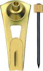 OOK 50024 Picture Hanger, 30 lb, Steel, Brass, Gold