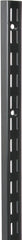 Knape & Vogt 82 BLK 63 Shelf Standard, 450 lb, 14 ga Thick Material, 1-1/16 in W, 63 in H, Steel