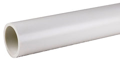JM Eagle Schedule Series 1586 Pipe, 1-1/4 in, 10 ft L, Solvent Weld, SCH 40 Schedule, PVC, White