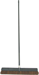 Birdwell 4024-4 Contractor Push Broom, 3 in L Trim, Palmyra Fiber Bristle