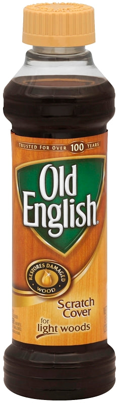 OLD ENGLISH 6233808050 Furniture Polish, 8 oz Bottle, Brown, Liquid, Citrus