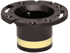 Oatey 43538 Closet Flange, 4 in Connection, ABS, Black, For: 4 in Pipes