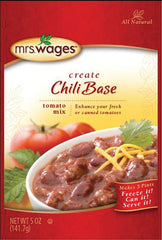 Mrs. Wages W537-J4425 Canning Chili Mix, 5 oz Pouch