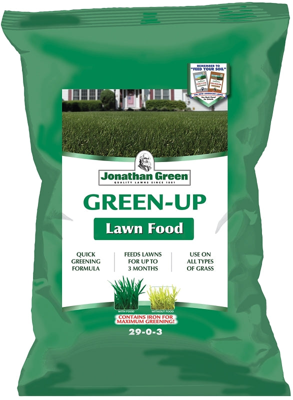Jonathan Green Green-Up 11989 Lawn Fertilizer, 45 lb Bag, Granular, 29-0-3 N-P-K Ratio