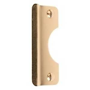 Prime-Line U 9510 Latch Shield, Steel, Brass, 6 in H, 2-5/8 in W