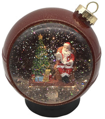 Hometown Holidays 21703 Christmas Ornament, 6 in H, Christmas Scene, Acrylic, Red