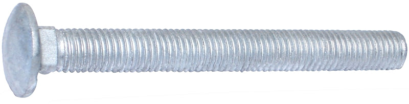 Midwest Fastener 53641 Carriage Bolt, 5/8-11 Thread, 6 in OAL, Galvanized
