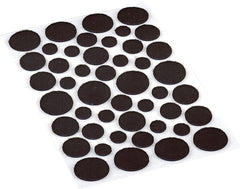 9425 PADS FELT BROWN ASSORTED