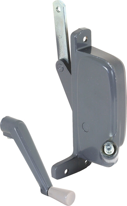 Prime-Line H 3668 Window Operator, Right, Aluminum, Baked-On Enamel