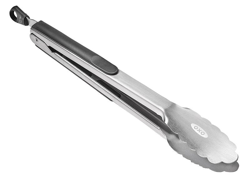 Good Grips 28581V4 Locking Tong, 12 in L, Stainless Steel