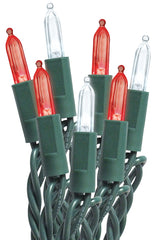 Sylvania Mini String Lights, LED, Candy Cane, 50 Ct