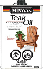 Minwax CM6710000 Teak Oil Finish, Liquid, 946 mL