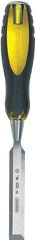 Stanley 16-973 Chisel, 1/4 in Tip, 9 in OAL, Carbon Steel Blade, Ergonomic Handle