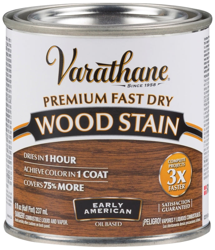 Varathane 262024 Stain, Early American, Liquid, 0.5 pt, Can