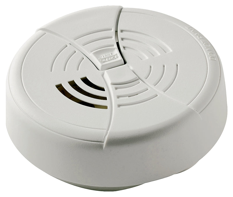 BRK FG250B Smoke Alarm, 9 V, Ionization Sensor, 85 dB, Ceiling, Wall Mounting, White