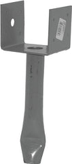MiTek EPB4408 Elevated Post Base, 4 x 4 in Post/Joist, Steel, Primed