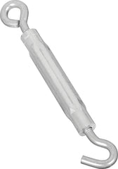 National Hardware 2172BC Series N221-846 Turnbuckle, 45 lb Working Load, #10-24 Thread, Hook, Eye, 5-1/2 in L Take-Up