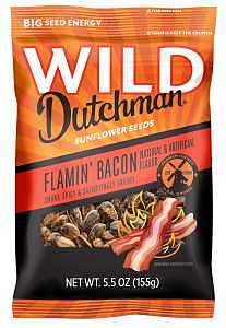 WILD Dutchman 509 Sunflower Seeds, Flamin Bacon, 5.5 oz Bag