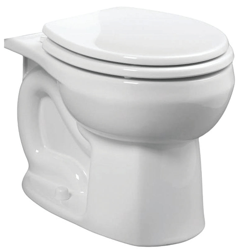 American Standard Colony 3251D.101.020 Flushometer Toilet Bowl, Round, 12 in Rough-In, Vitreous China, White