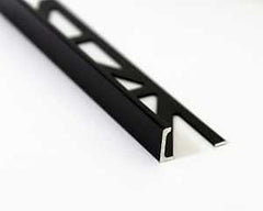 Emser Tile Signature Series ZBL300-416-08025 Edge Protector Trim, Aluminum, Matte Black