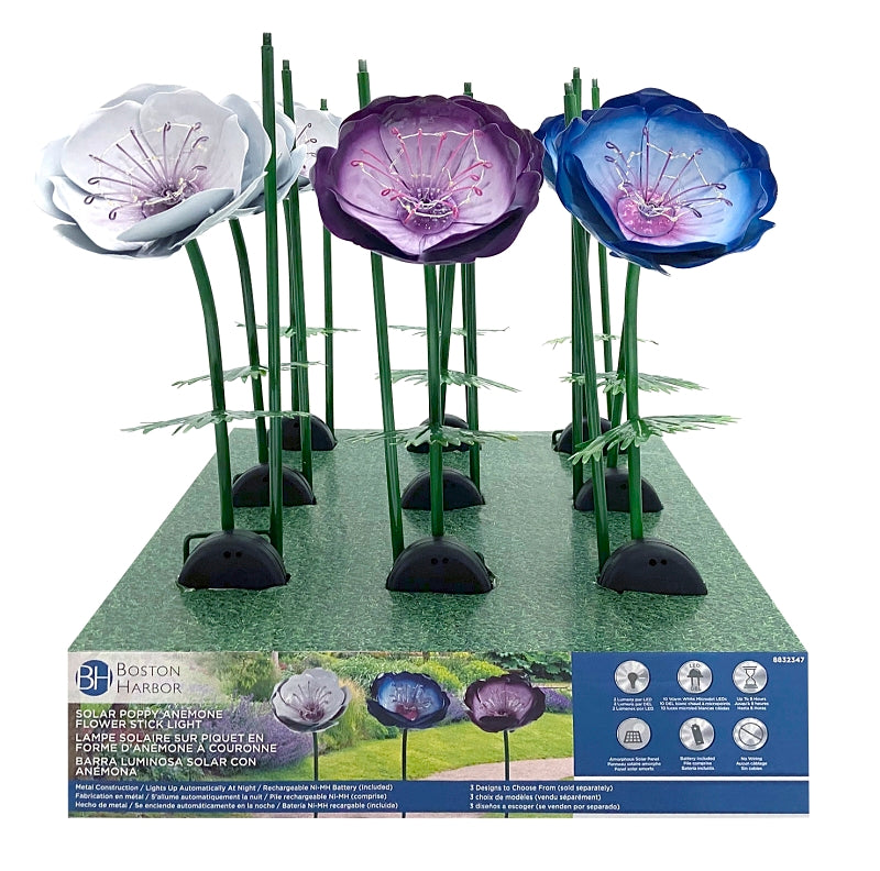 Boston Harbor Light, Ni-Mh Battery, 1-Lamp, LED Lamp, Metal Plastic Fixture, Battery Included: Yes