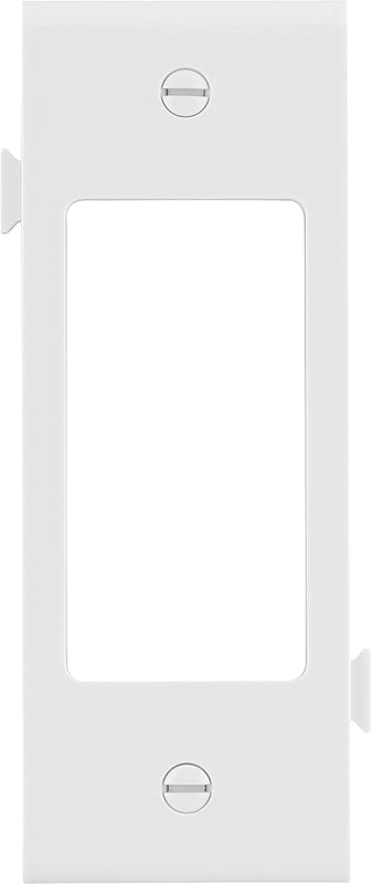 Eaton Cooper Wiring STC26 STC26W Wallplate, 4-1/2 in L, 2-3/4 in W, 1 -Gang, Polycarbonate, White, High-Gloss