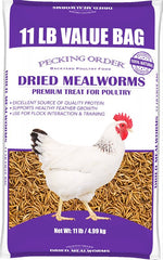 Pecking Order 009168-2 Dried Mealworms, 11 lb