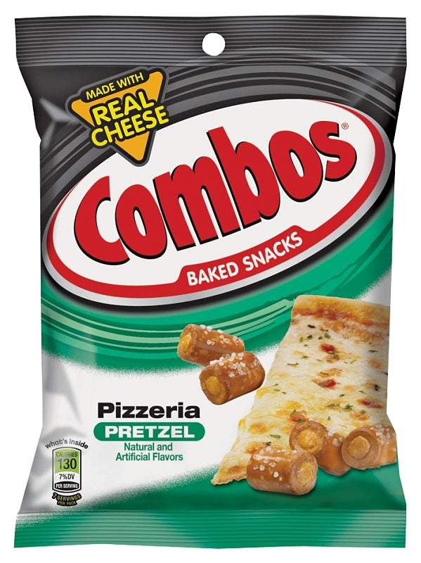 Combos MMM42006 Pizzeria Snacks, Pizza Flavor, 6.3 oz Bag