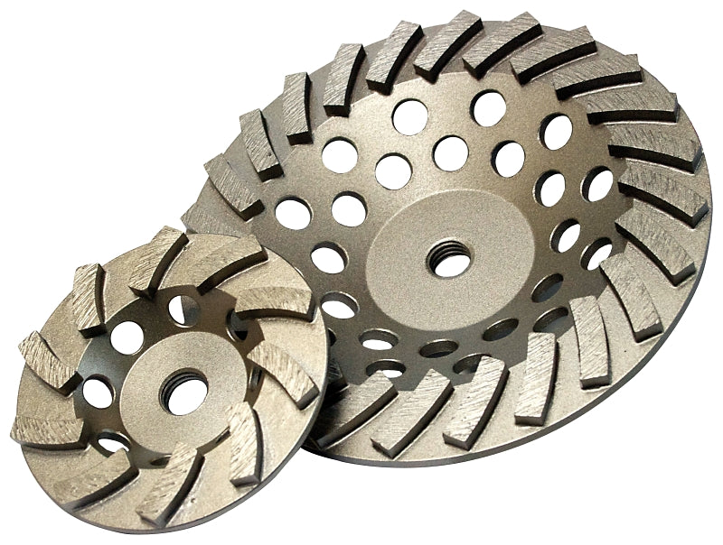 Diamond Products 22419 Cup Grinder, 4 in Dia, 1/8 in Thick, 5/8-11 in Arbor, Diamond Abrasive