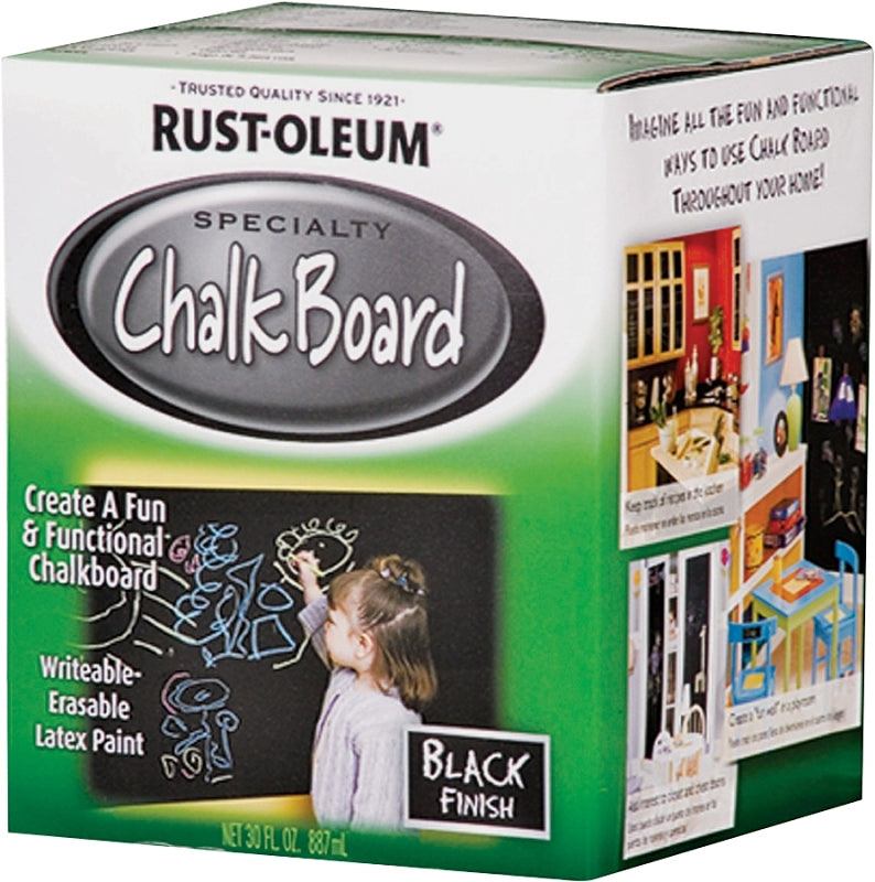 Specialty 301450 Chalk Paint, Black, 1 qt, Can